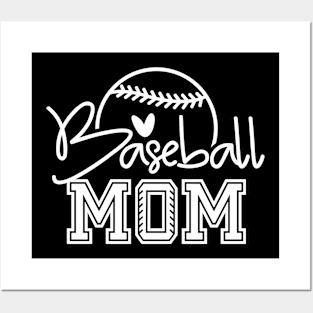 Baseball Mom, Sports Gift Posters and Art